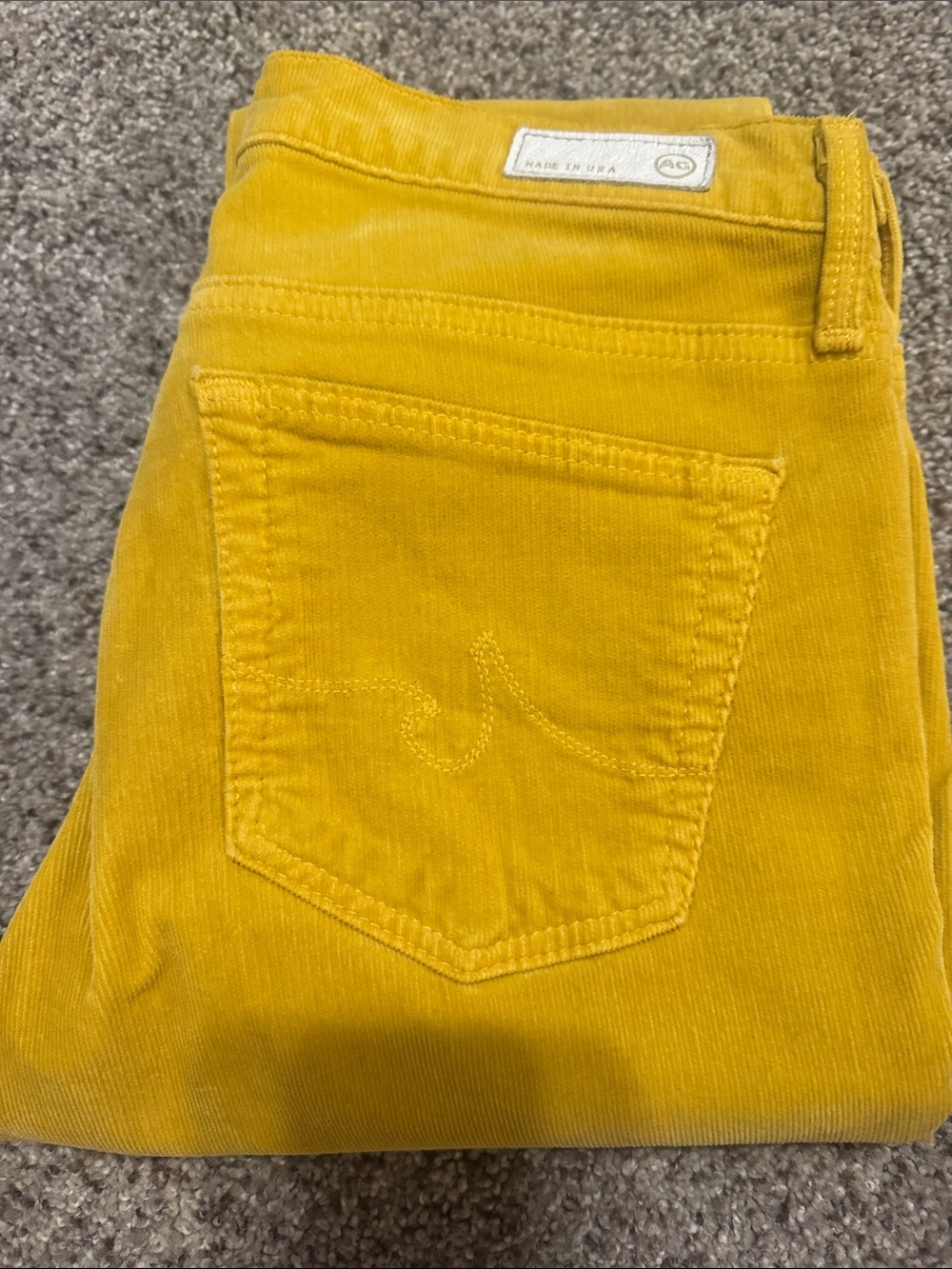 Mustard Yellow Women’s Corduroy Jeans
